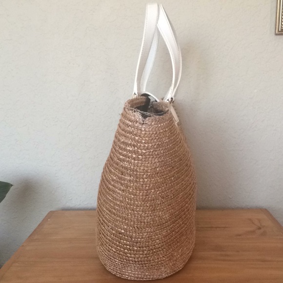 Jimmy Choo Straw Glitter Tote - Picture 3 of 8